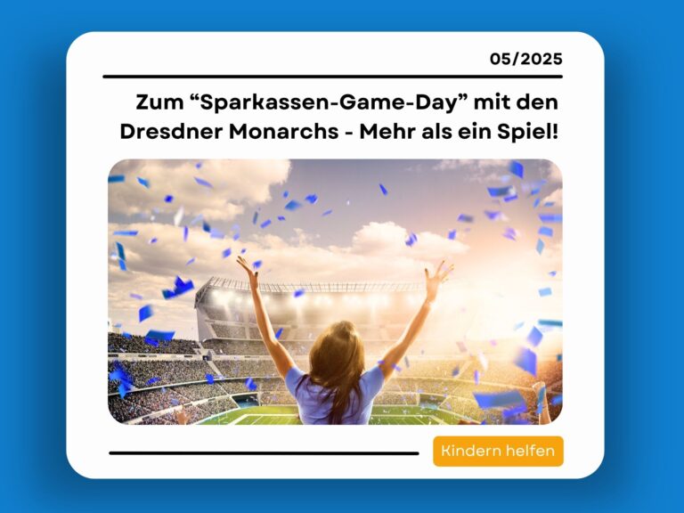 Mehr über den Artikel erfahren Zum „Sparkassen-GameDay“ mit den Dresdner Monarchs – Mehr als ein Spiel!